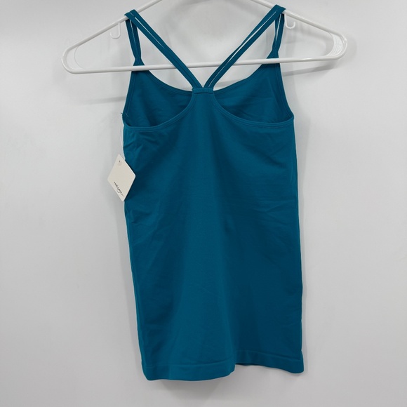 Halogen Top Women Small NEW Teal Camisole Spaghetti Strap Sleeveless 90s Y2K - Picture 2 of 9
